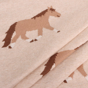Pony Snuggles Organic Baby Blanket