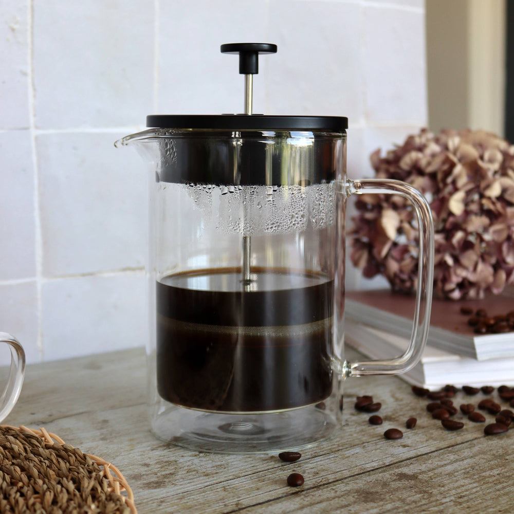 Double-walled Glass French Press