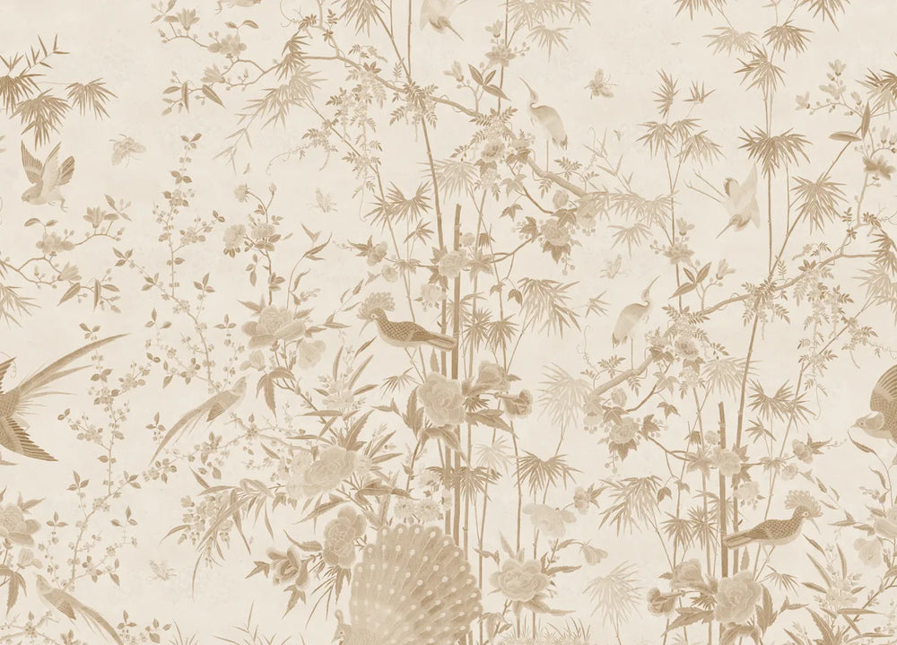 Chinoiserie Garden Wallpaper