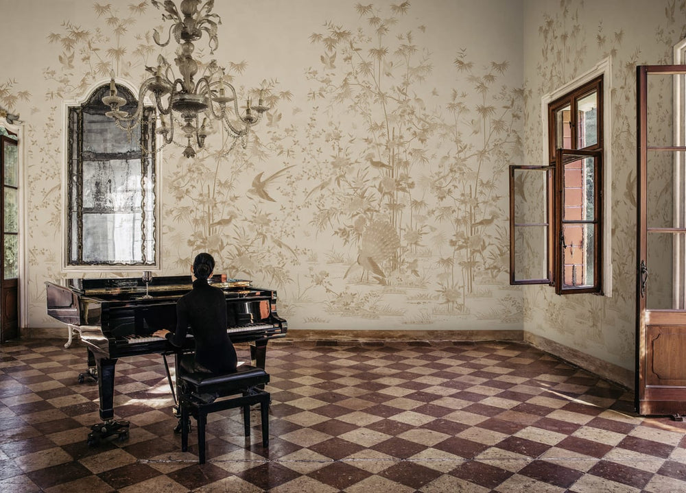 Chinoiserie Garden Wallpaper