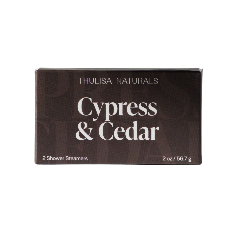 Cedar + Cypress Shower Steamers by Thulisa Naturals
