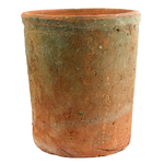 Rustic Terra Cotta Cylinder Pot