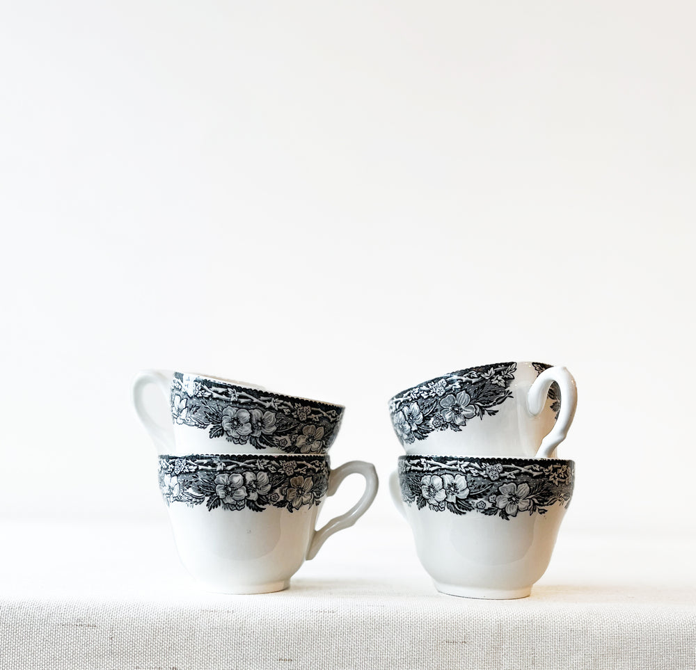 Wildrose Wedgwood Tea Cups