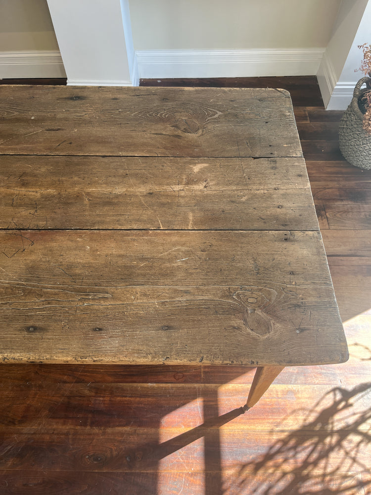 Vintage Table with Casters | Store Pickup Only