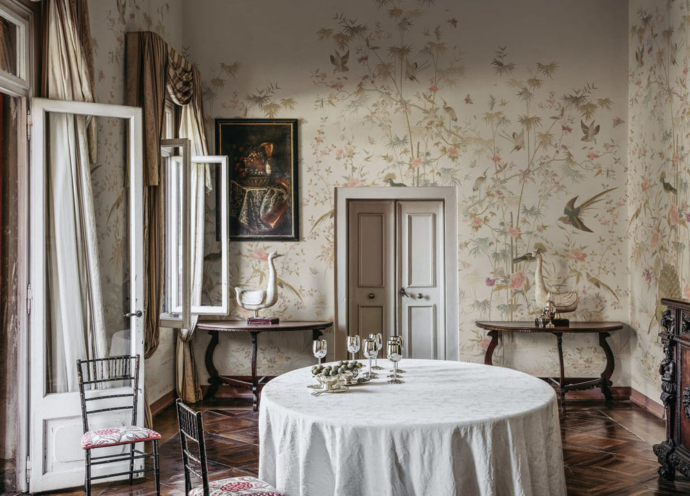 Chinoiserie Garden Wallpaper