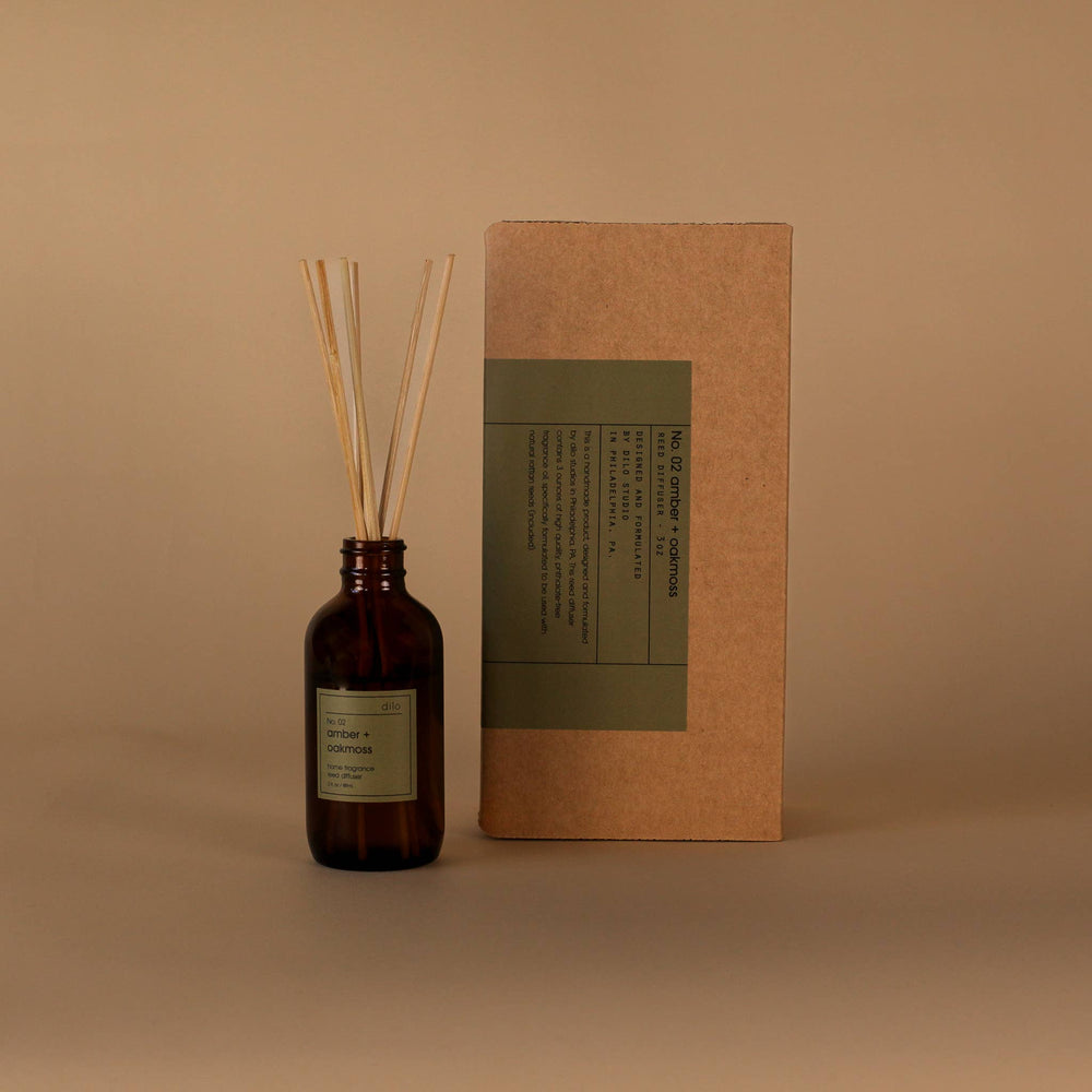 dilo - No. 02 Amber + Oakmoss Reed Diffuser