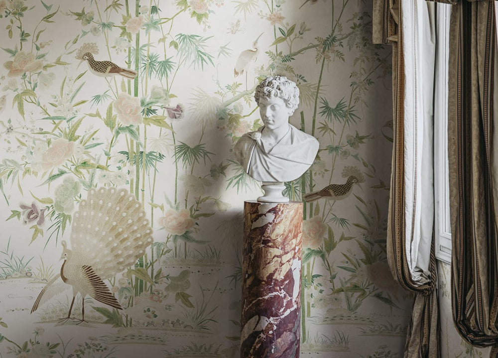 Chinoiserie Garden Wallpaper