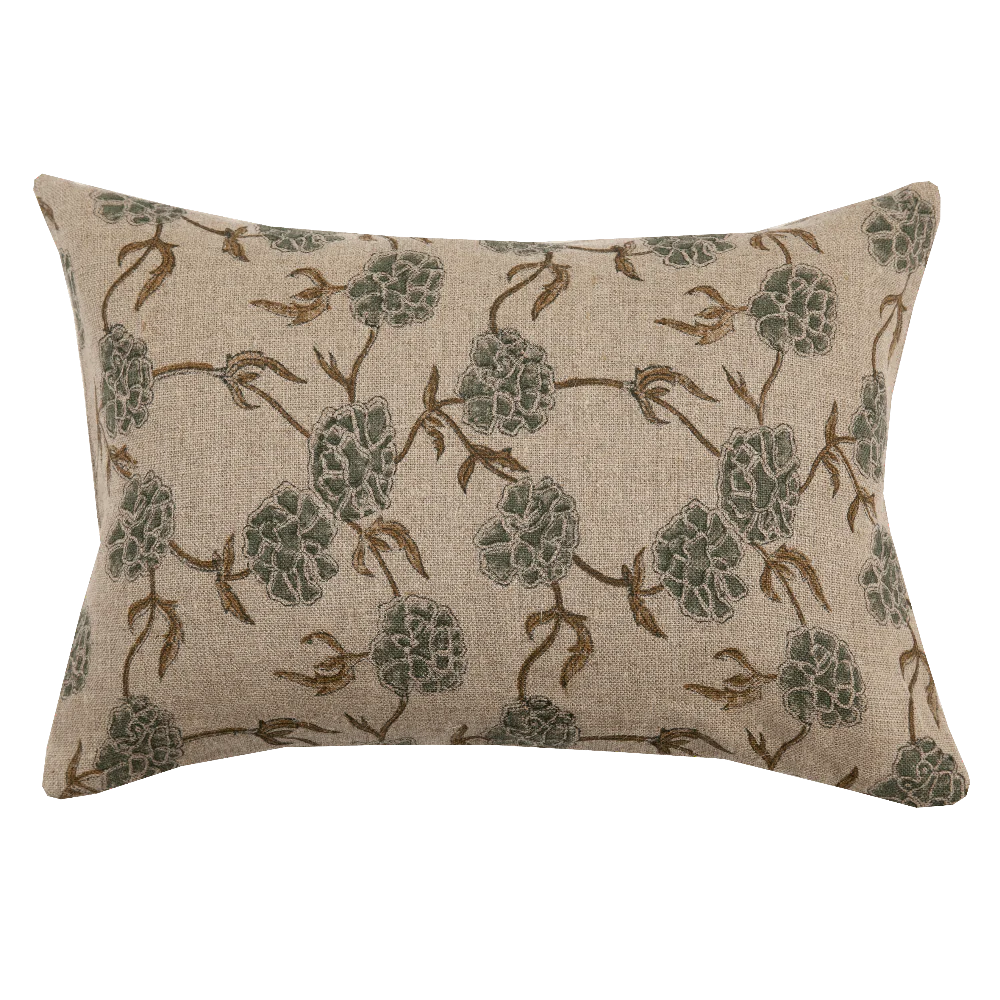 Modern Marigold Olive 14x20" Pillow Cover