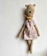 Agatha the Bear Doll - Floral Dress