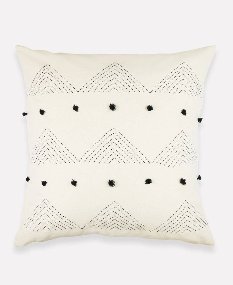 22x22" Triangle Stitch Indida Pillow Cover