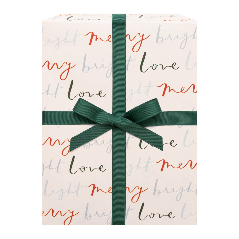 Merry Bright Love Light Wrapping Paper by Our Heiday