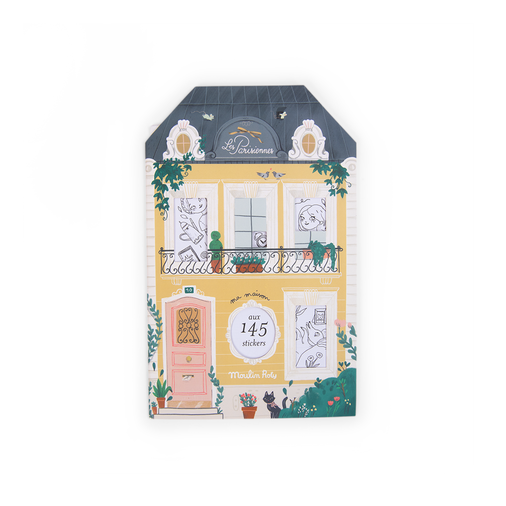 Coloring Book With Stickers - The Parisiennes