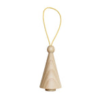 Wooden Christmas Tree Ornament  - Pistachio Green String