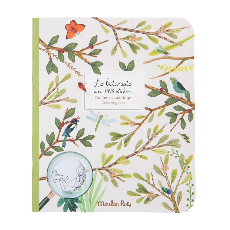 Coloring Book & Stickers - Botanist/Garden Theme