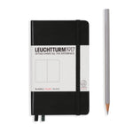 LEUCHTTURM1917 Notebook - Pocket (A6): Plain / Hardcover / Black
