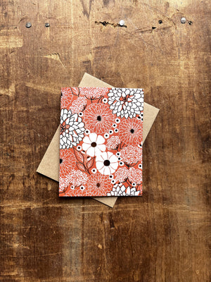 Floral Foil Stamped Card by Katharine Watson