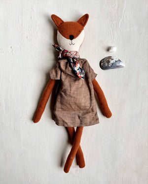 
            
                Load image into Gallery viewer, Florette Fox Doll- Fall Foraging
            
        