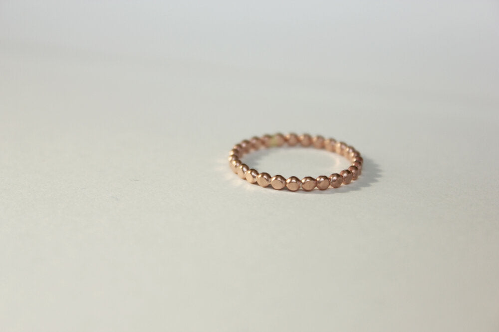Dotted Band Ring by Cicie Jewelry