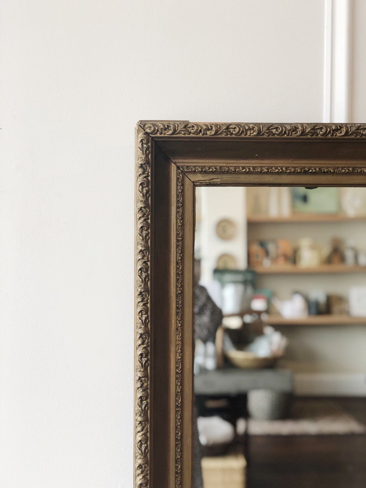 Vintage Ornate Wood Carved Mirror | Store Pick-up Only