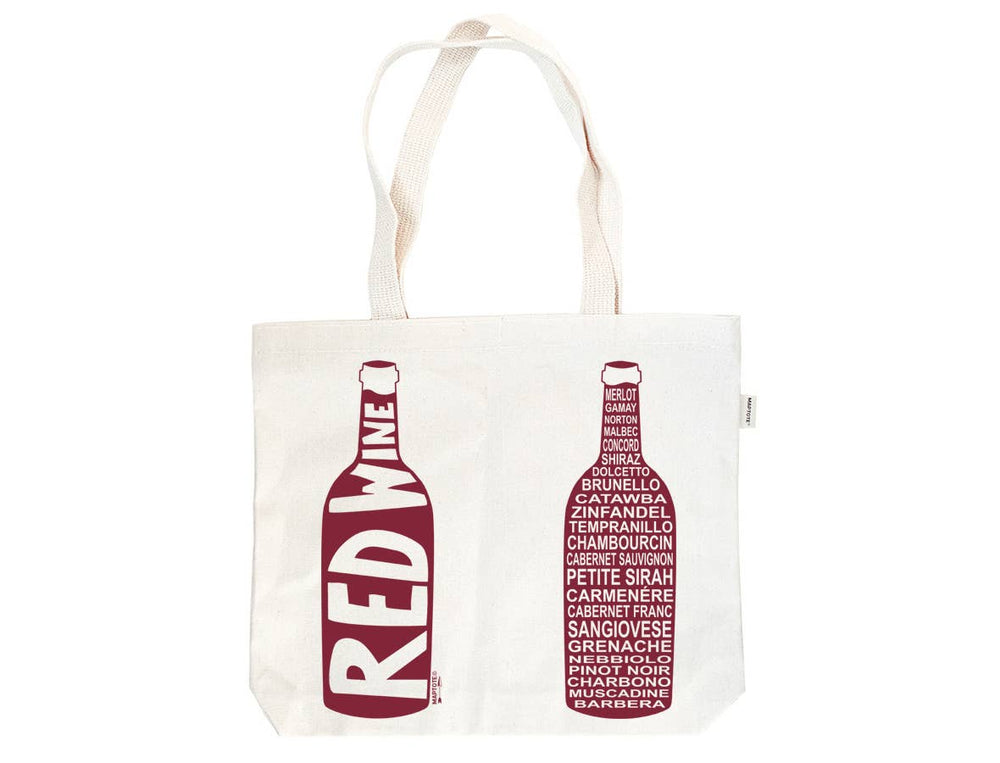 Red Double Wine Tote
