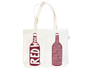 Red Double Wine Tote
