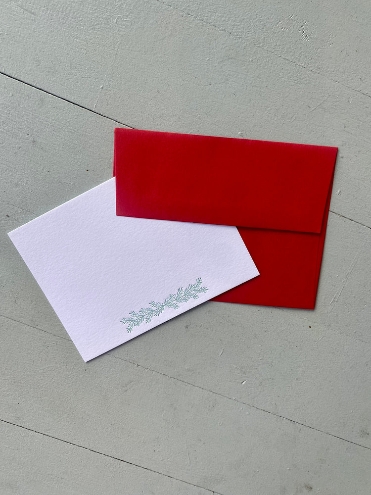 Letterpress Greeting Card Set by Palindrome